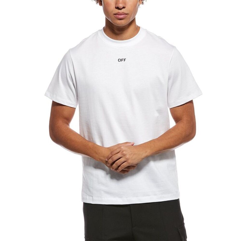 Off-White™ Mens  Slim Fit Tonal Arrow T-Shirt, White